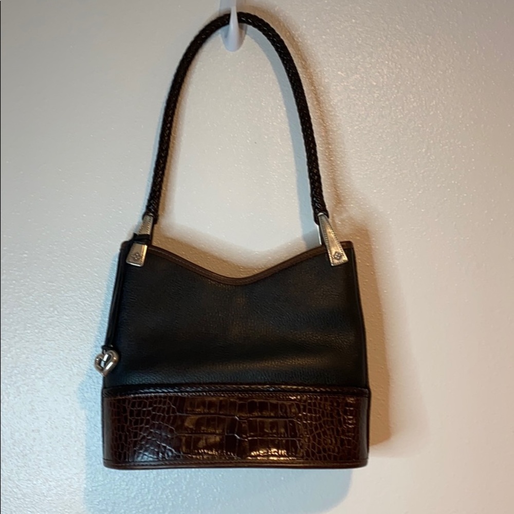 Vintage 2-Tone Classic Brighton Gina Shoulder Bag Hobo - Picture 3 of 15